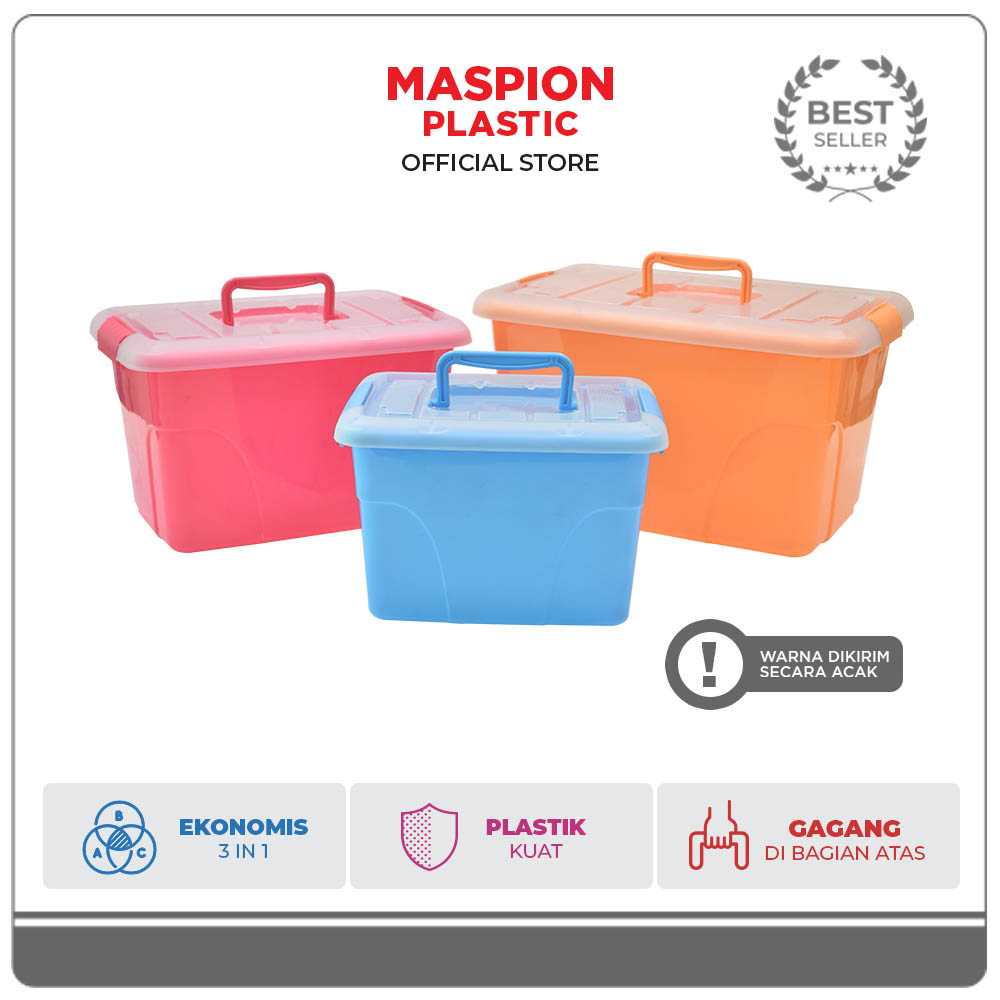 Maspion Kotak Kontainer Plastik Multiguna Favourite Box Set