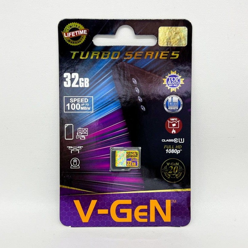 Micro SD 32GB Class 10 V-GeN Turbo Series