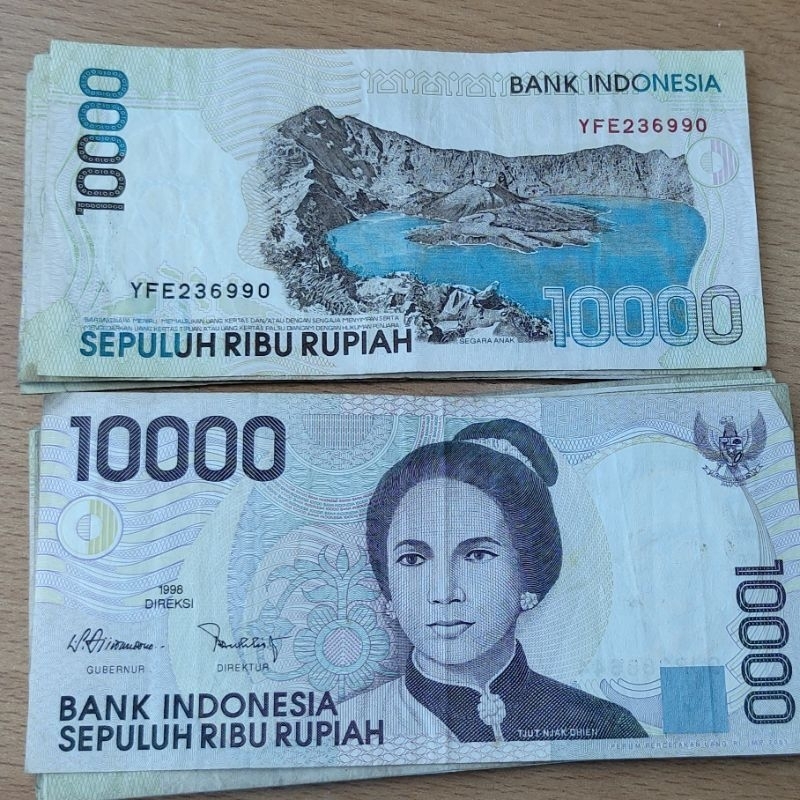 UANG 10000 LAMA EDISI TJUT NJAK DHIEN