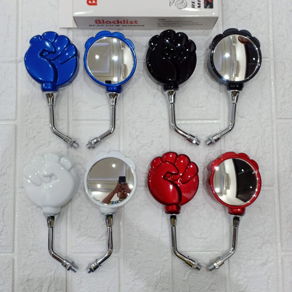 spion model kepalan tangan varian warna universal motor H&amp;Y