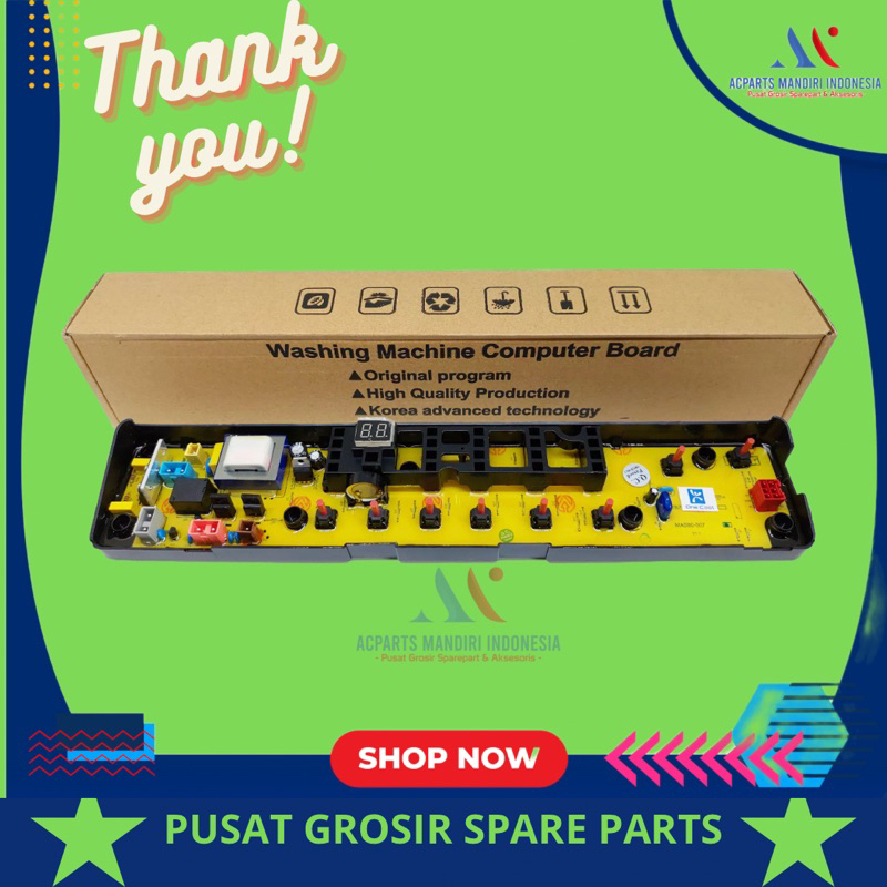 POLYTRON PAW 70501 modul pcb mesin cuci Top Loading