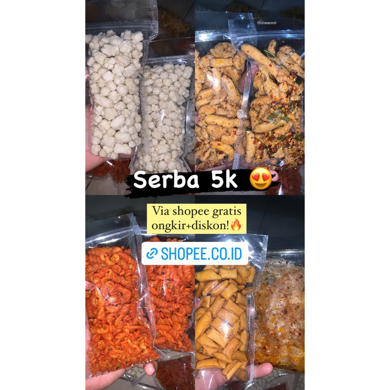 

CEMILAN NGEUNAH SERBA 5k (100gr)