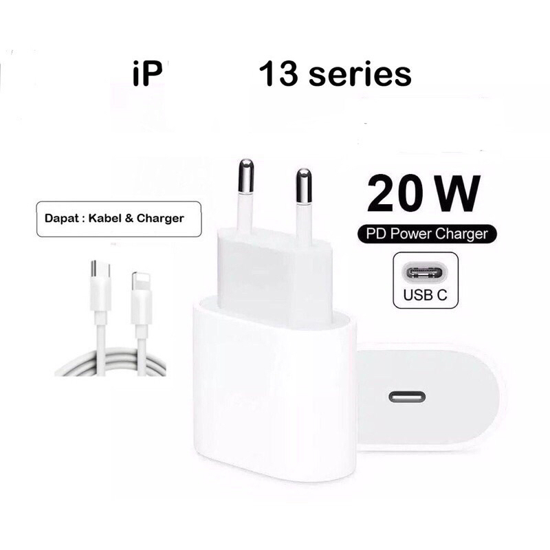 CHARGER 20 W LIGHTNING TYPE C TO LIGHTNING 1M