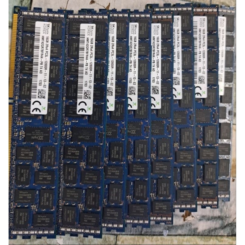 RAM SERVER SKhynix 16GB 2rx4 PC3L, Normal Bergaransi