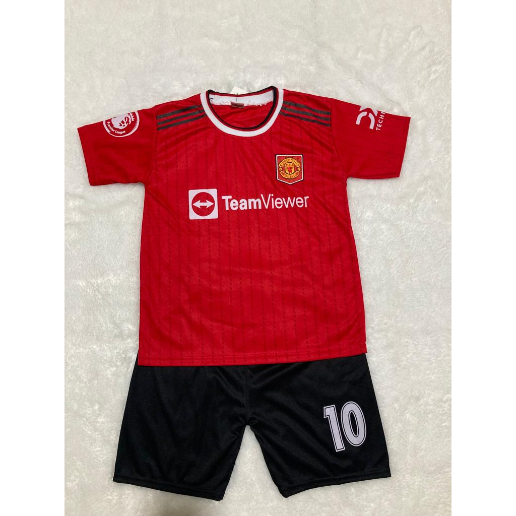 setelan baju bola anak/baju bola anak termurah/baju bola anak laki laki/jersey bola anak terbaru 2022-2023