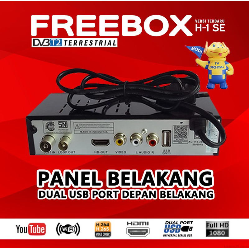 GROSIR STB FREEBOX H1 HUANGMI SPESIAL EDITION BODY METAL