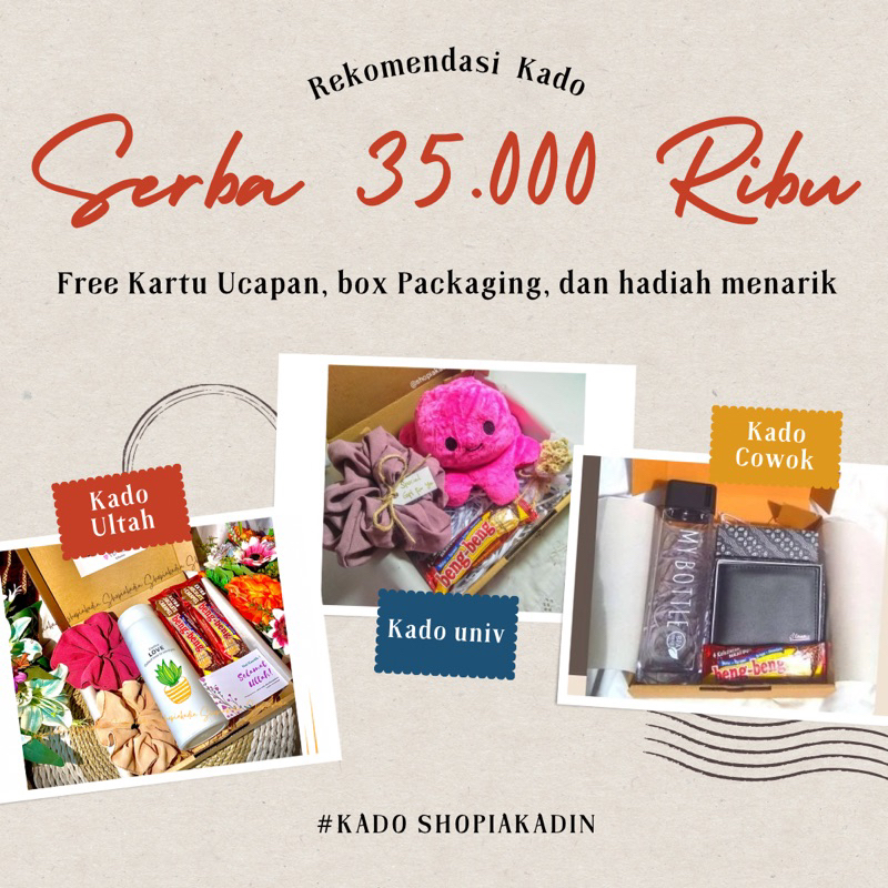 

Hempers kadoo| Gift cowok dan cewek| kado Ulangtahun | kado Wisuda | kado cowok | kado Kompre | hempers cewek | kado pernikahan | kado padang | Parcel Lebaran | kado sumbar