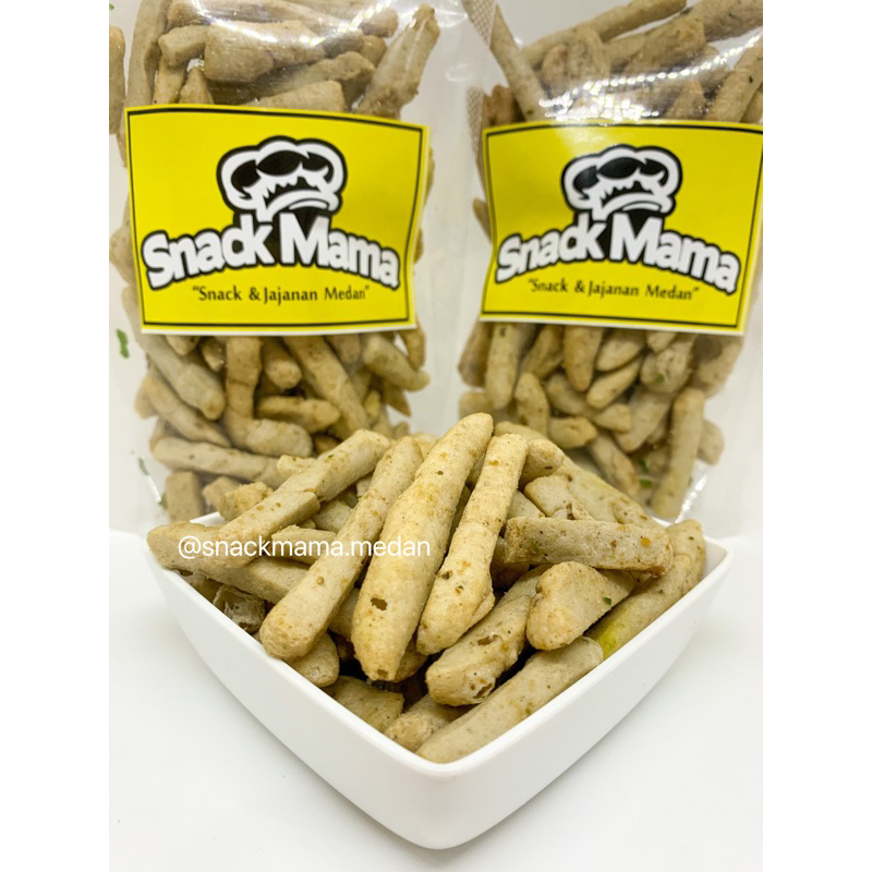 BASRENG STICK PEDAS DAUN JERUK / STICK PEDAS / BASRENG BULAT PEDAS 100GR | SNACKMAMA