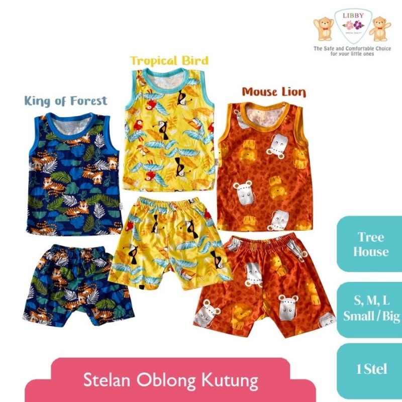 LIBBY - SETELAN BAJU KUTUNG OBLONG LIBBY - SETELAN BAJU ANAK LIBBY