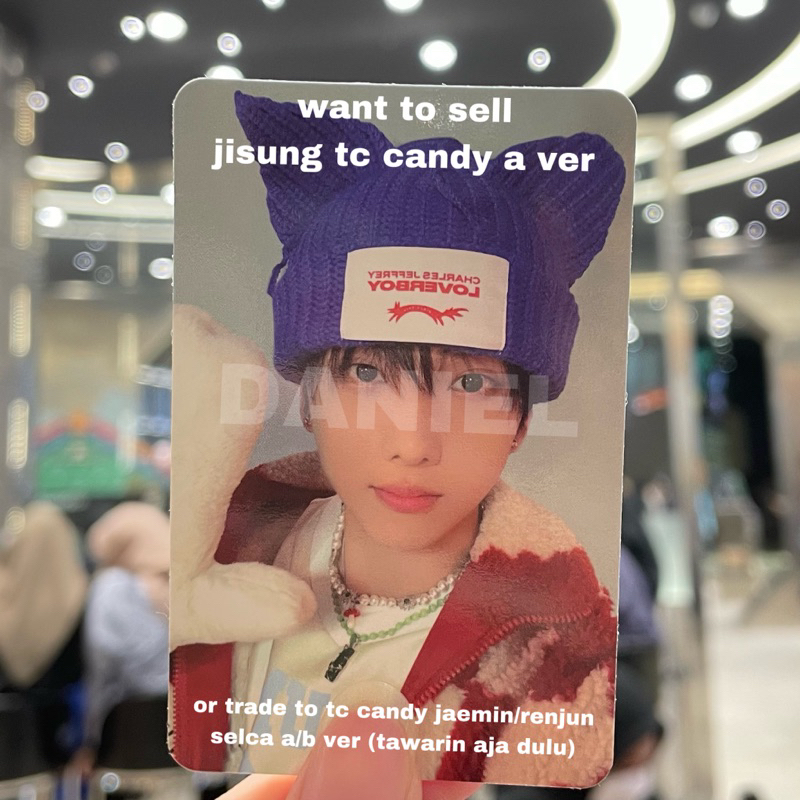 PHOTOCARD TRADING CARD SELCA CANDY (A VER) JISUNG NCT DREAM
