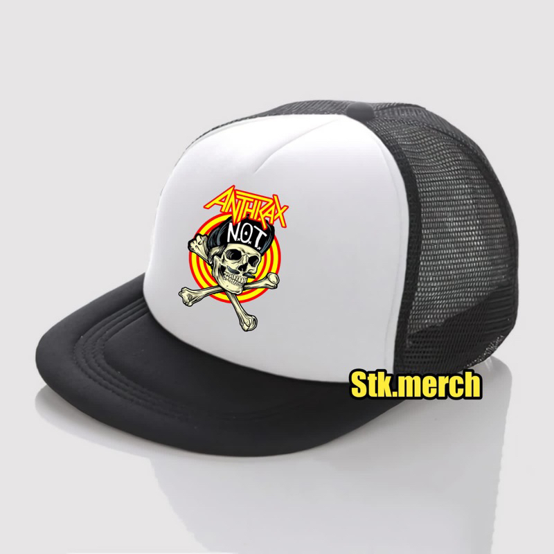 Topi Snapback Trucker / Snapback Hat Trucker / Topi Jaring Distro / Topi Band Metal Hardcore Punk - 