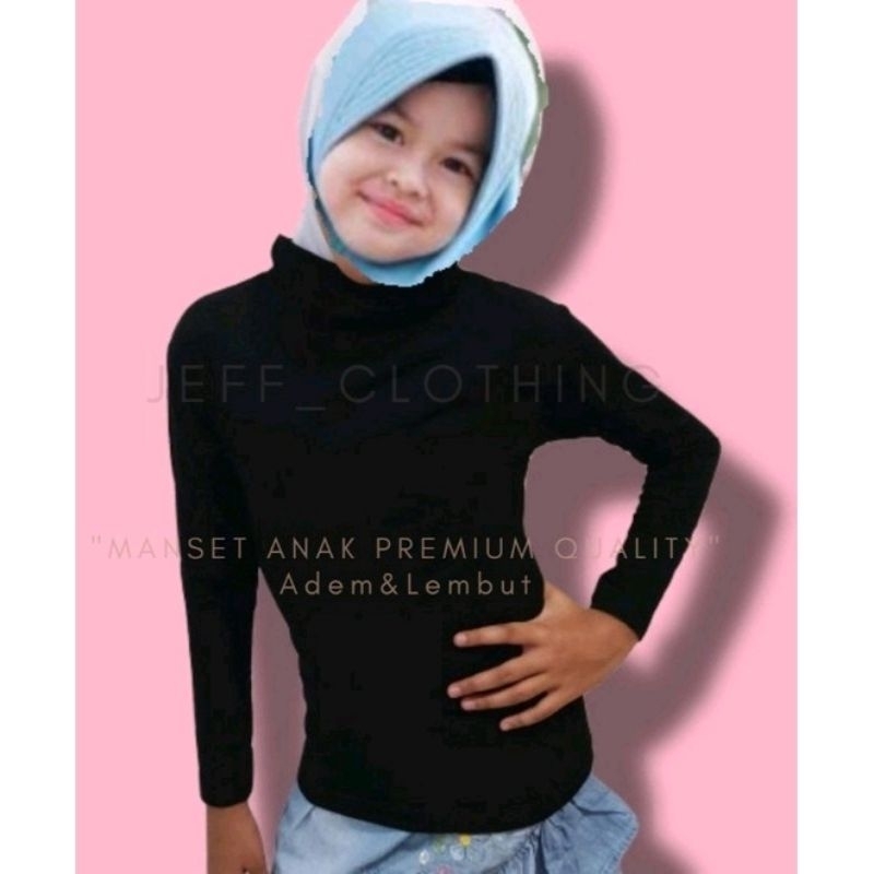 Manset Anak Perempuan | Manset Anak 3-12 Tahun | Manset Kaos Anak | Baju Manset Anak | Kaos Anak