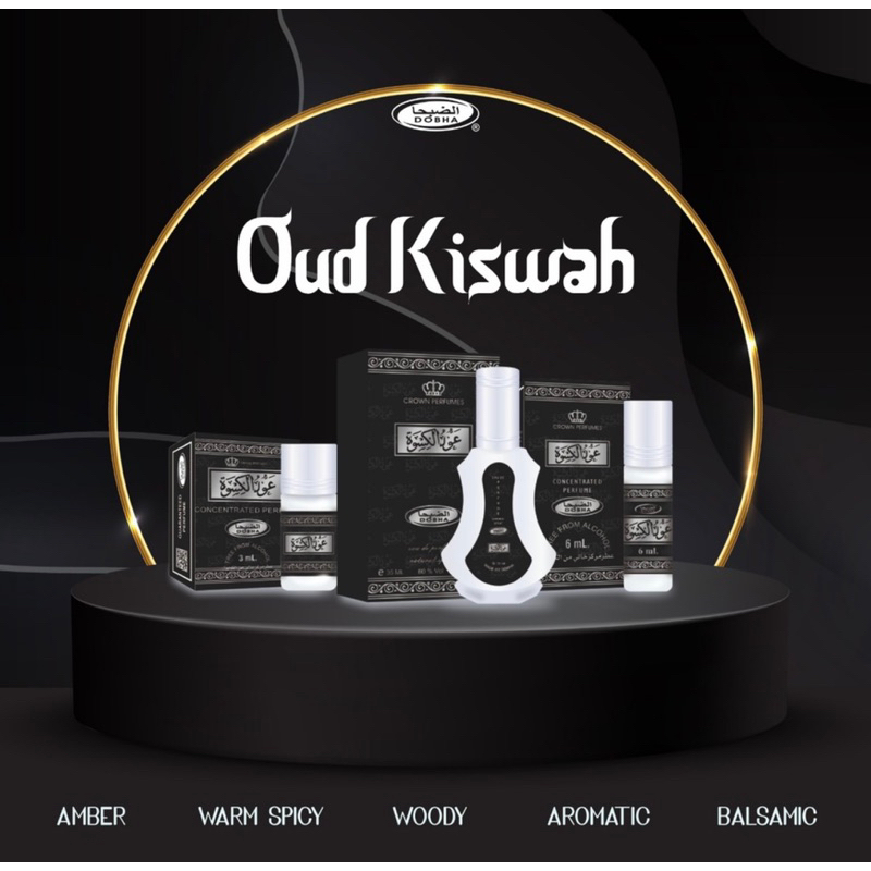 Parfume Arab Oud Kiswah | Parfum Arabian Spray Non Alkohol