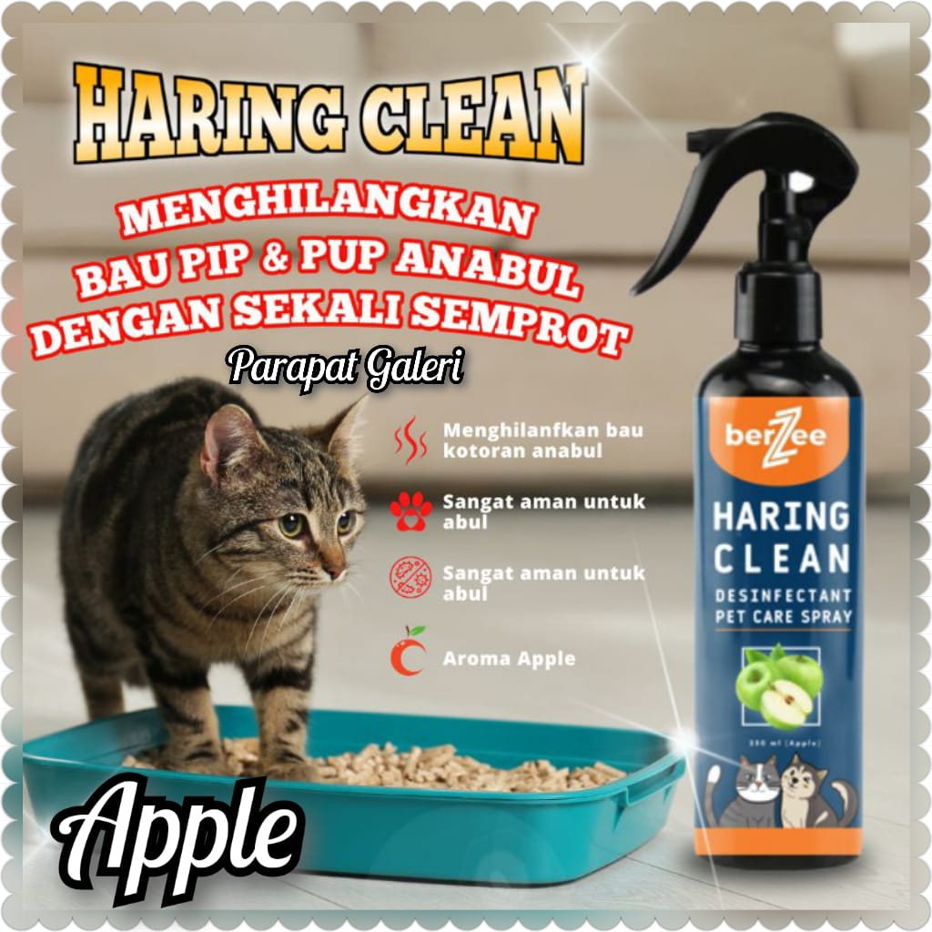 Penghilang Bau Kencing Kucing - Anjing isi 250ML / Pet Odor Remover Spray / Litter Box / Pasir Kucing