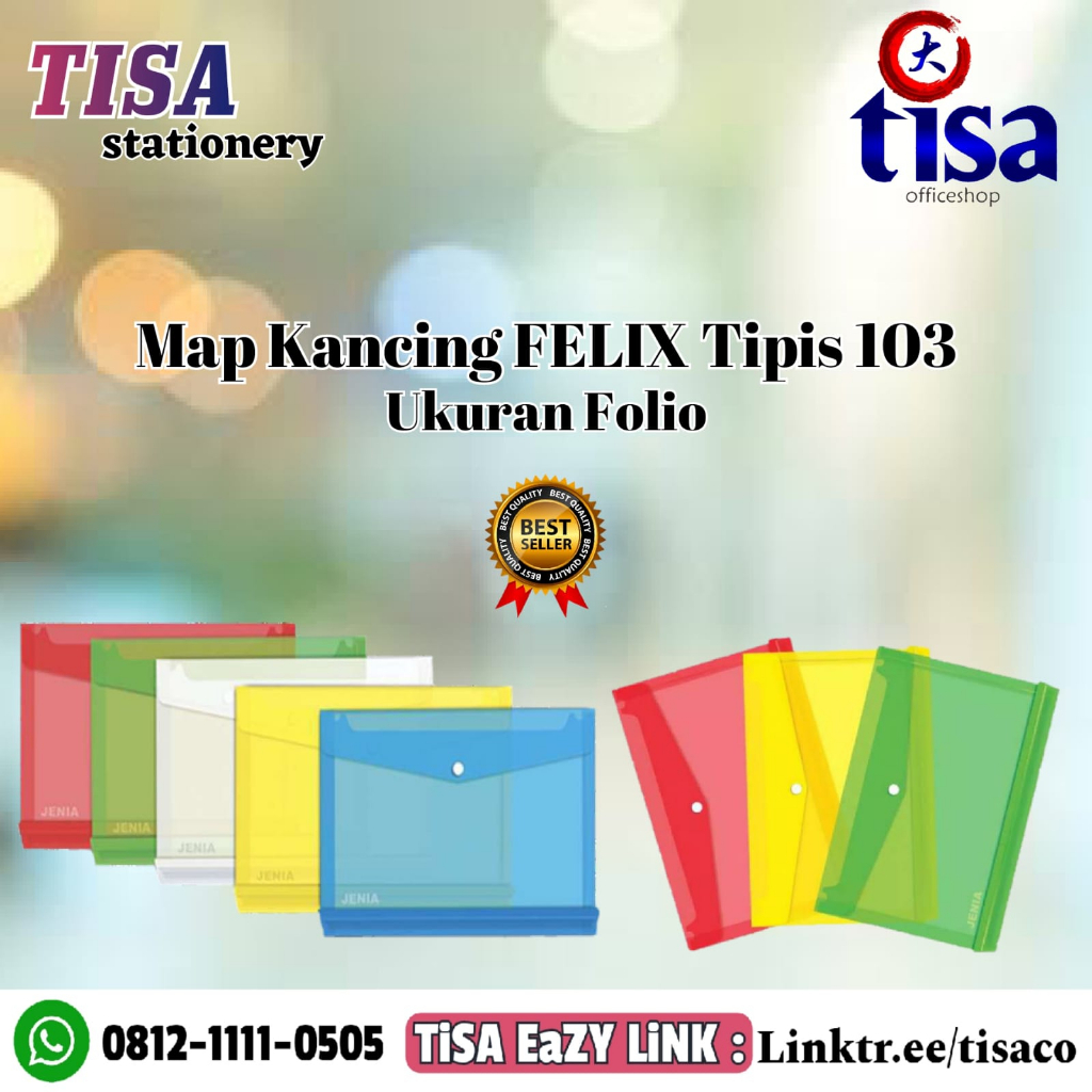 

Map Kancing Felix 103 - Tipis ( Per Lusin )