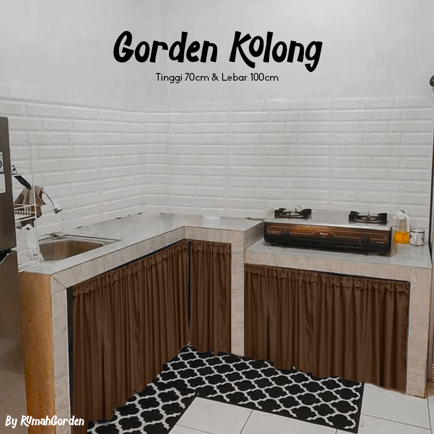 GORDEN KOLONG DAPUR / HORDENG MEJA KOMPOR MOTIF AESTHETIC