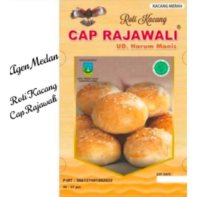 

Roti Kacang Cap Rajawali Kacang Hitam/Merah Isi 27biji