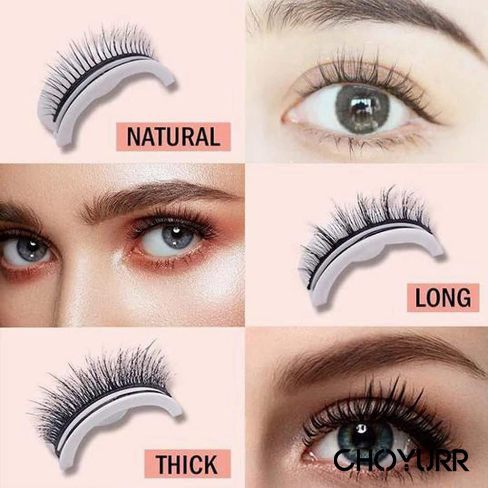 【COD】Bulu Mata Palsu 3D Natural Bulu Mata Premium Magic Eyelash Natural Tanam Eyelash Extension Super Lembut Untuk Ekstensi Alami Premium Ready Stock -CH