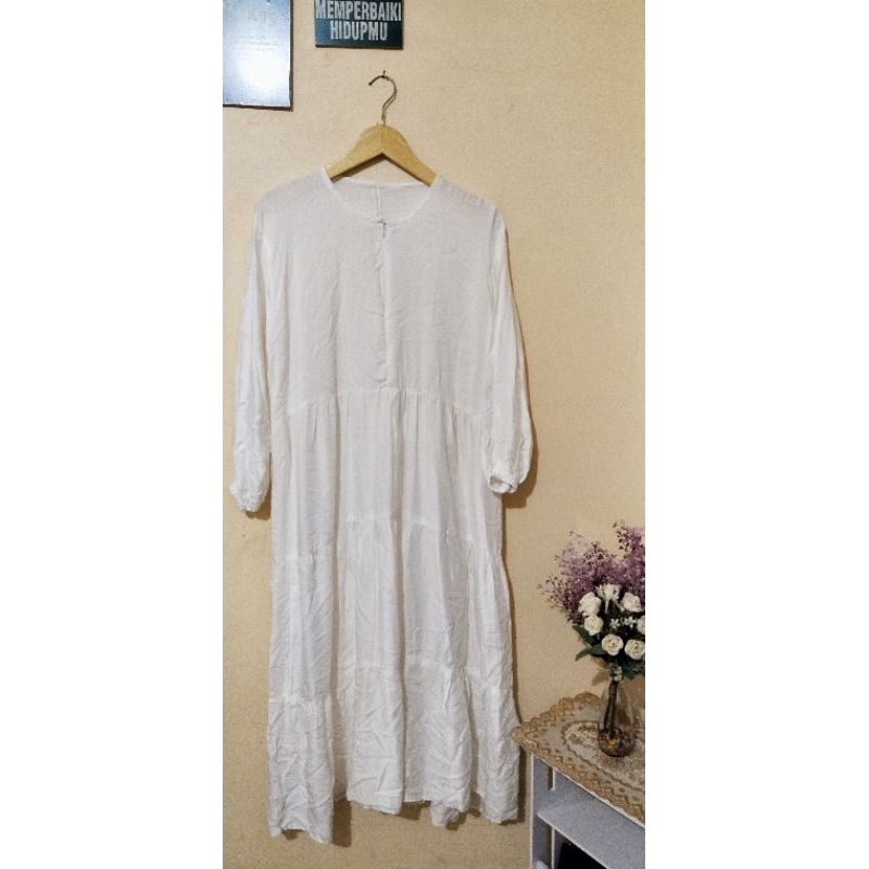 Daily dress/broken white/rayon super/premium