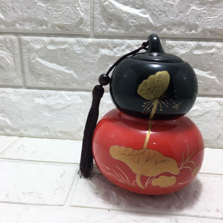 Chinese Tea Leaves Storage / Jar Labu Toples Teh Antik