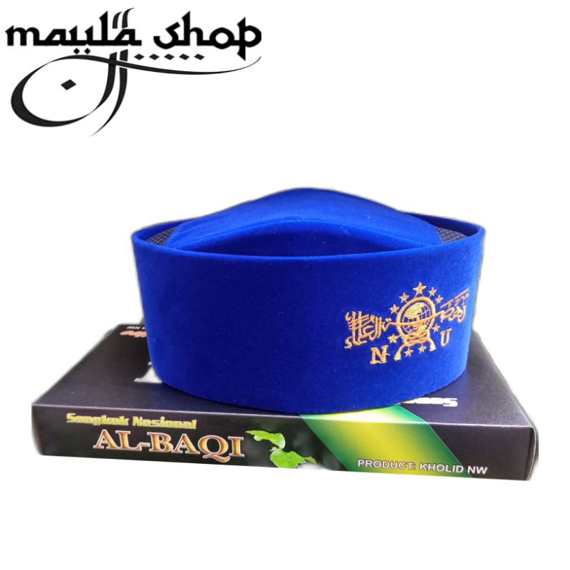 Peci Susun NU Biru AC Non AC - Peci Biru - Peci AC - Peci NU - Peci Nasional