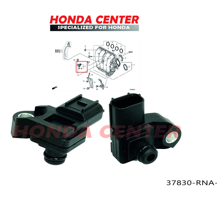 sensor MAP mobilio brio brv hrv jazz s rs ge8 gk5 2008 2009 2010 2011 2012 2013 2014 2015 2016 2017 2018 2019 city gm2 gm6 2009 2010 2011 2012 2013 2014 2015 2016 2017 2018 2018  civic fd 2006-2015 accord cp2 2008-2016 crv   freed 37830-RNA