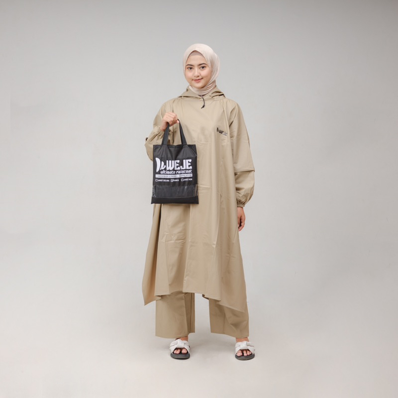Jas Hujan Ponco Kelelawar PVC Tebal  WEJE