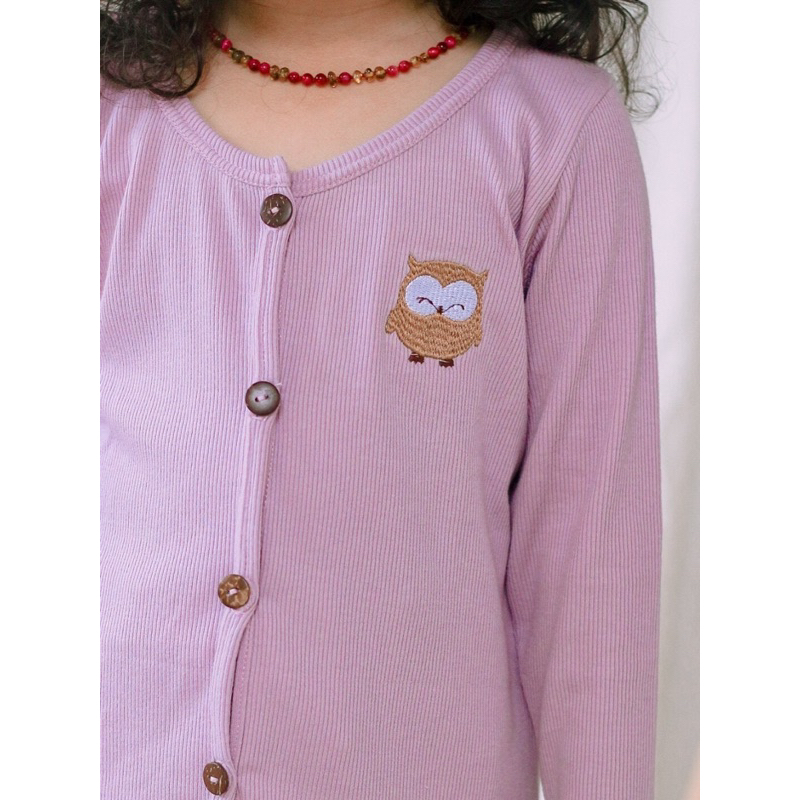 Cardigan Rib Anak 1-4thn