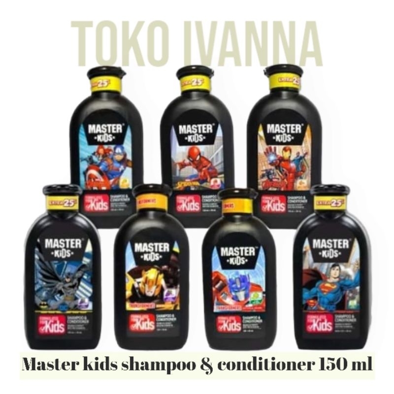 Master Kids Shampoo &amp; Conditioner All Variant 150mL