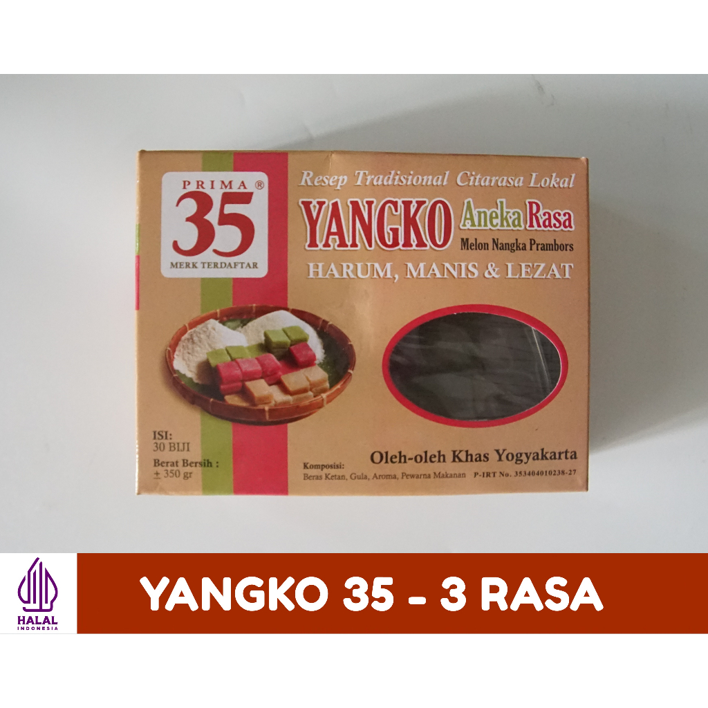 

Jajanan Yangko aneka rasa (oleh - oleh khas Jogjakarta isi 30 pcs)
