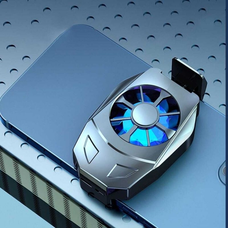 Willkey Smartphone Cooling Fan Kipas Heat Sink Micro USB - L02 Silver Hp Gaming Radiator cooling fan kipas heat sink