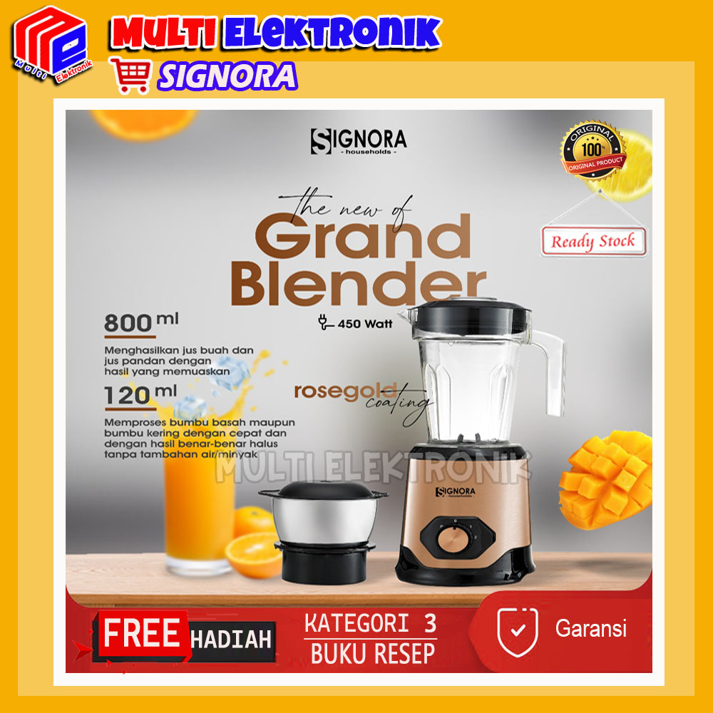 Grand Blender Signora / Blender Multifungsi Signora Rose Gold