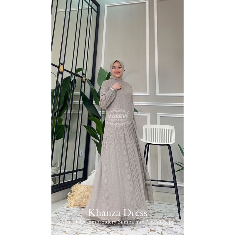 GAMIS WANITA MUSLIMAH KHANSA DRESS VOL 2 BY MAREVI OFFICIAL