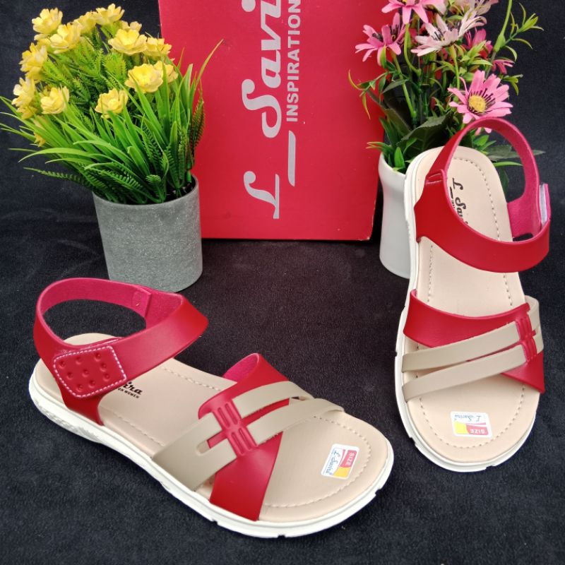 PROMO... SANDAL TALI ANAK PEREMPUAN TERBARU TRENDY TERKECE KEKINIAN MURAH DAN BERKUALITAS LT10