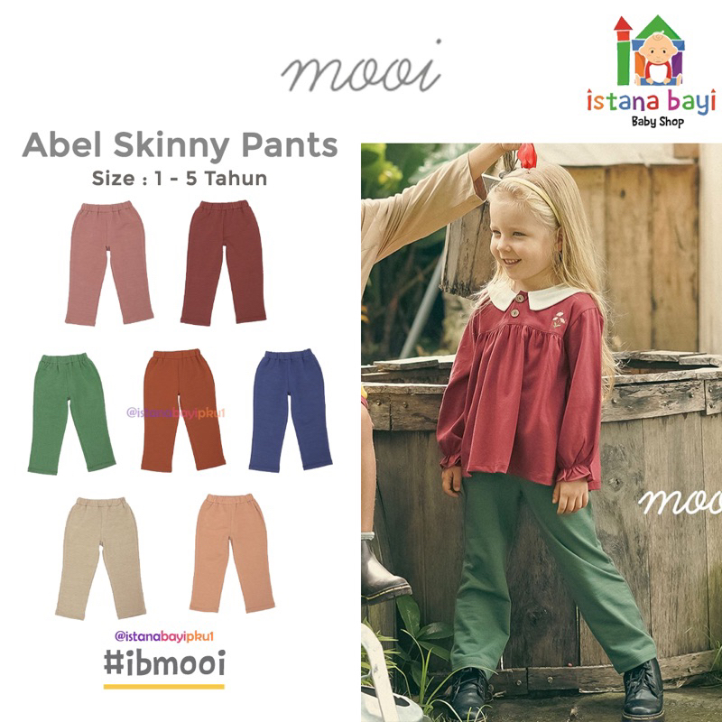 Mooi Celana Panjang Anak Perempuan Abel Skinny Pants / Celana Panjang Anak Perempuan 1-5 Tahun