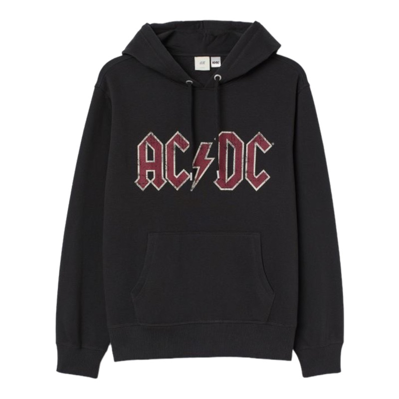 ( 8.8 ) Hoodie Unisex Sablon ACDC Tour, Flecee Katun Lembut Tebal, Free Papperbag