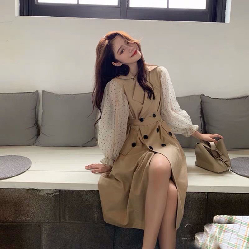 COAT DRESS KOREA AUTUMN M280