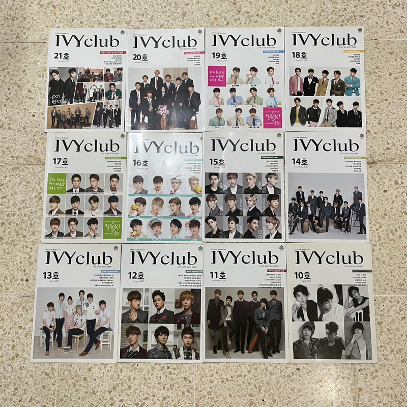 EXO OFFICIAL IVY CLUB MAGAZINE MAJALAH VOL 10-21 goods