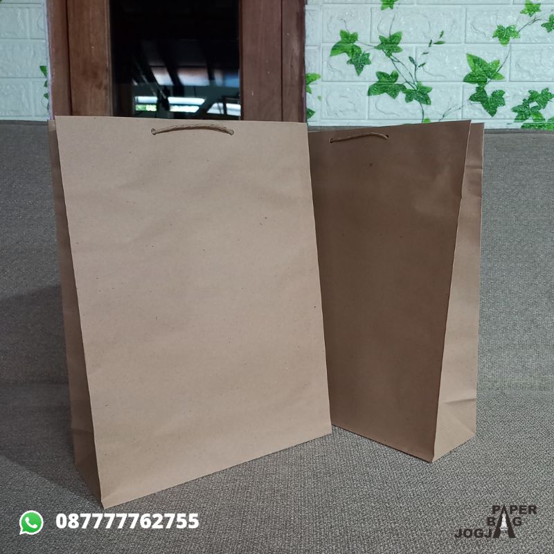

taa kertas go green polos ukuran 20 x 9 x 26