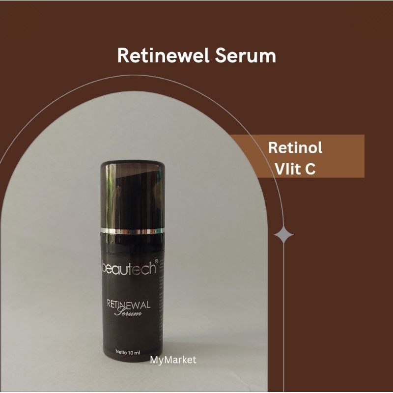 Beautech Retinewal Serum Retinol Vit C Pencerah Flek