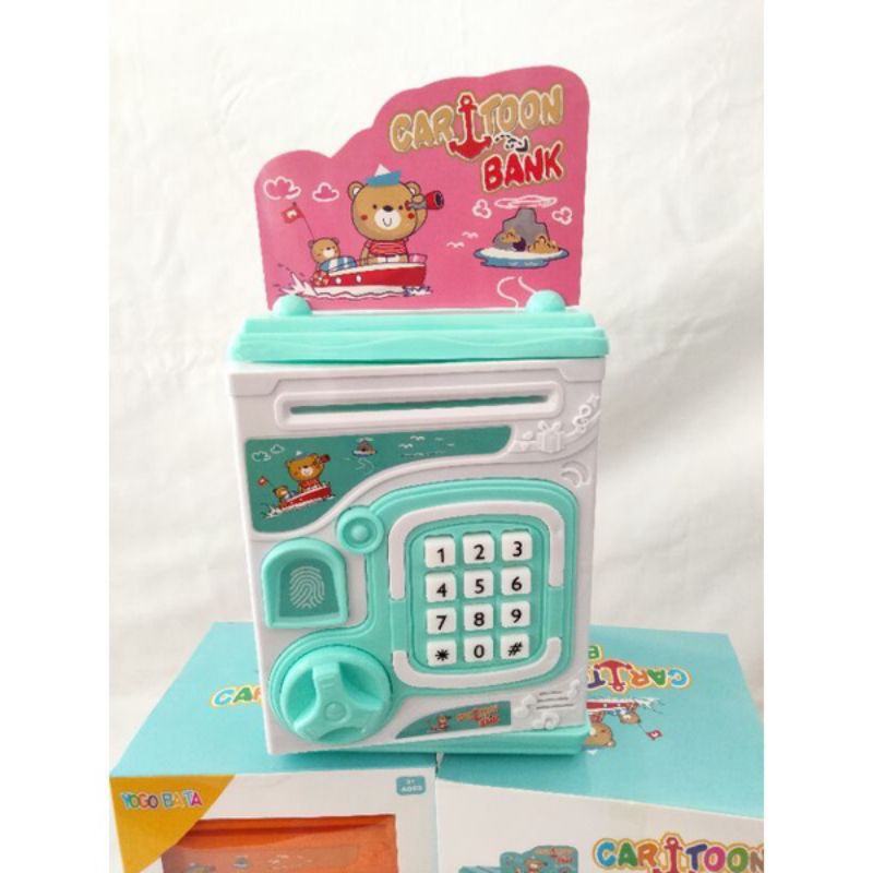 mainan ATM anak / celengan unik / ATM mini