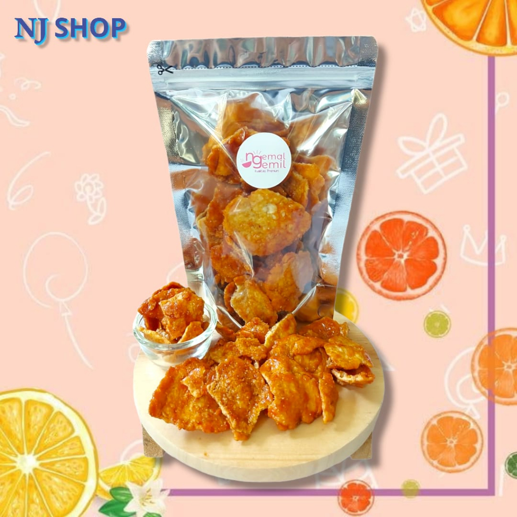 

[Snack Original] - Emping Besar Manis Pedas Homemade Kualitas Premium