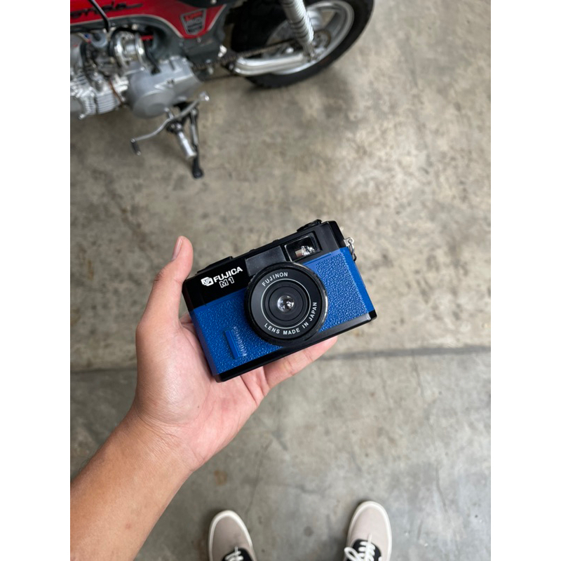 Kamera Analog / Kamera Film Fujica M1 Blue ( RARE )