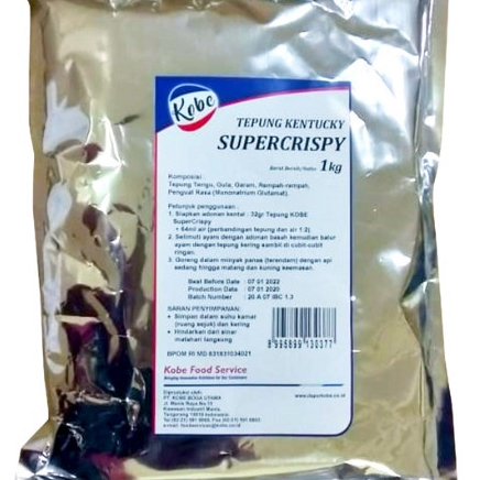

KOBE TEPUNG KENTUCKY SUPER CRISPY 1 KG