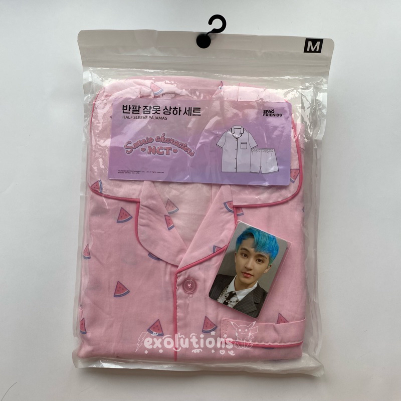 [BOOKED] NCT x SPAO Sanrio Pajama with Mark PC Photocard size M