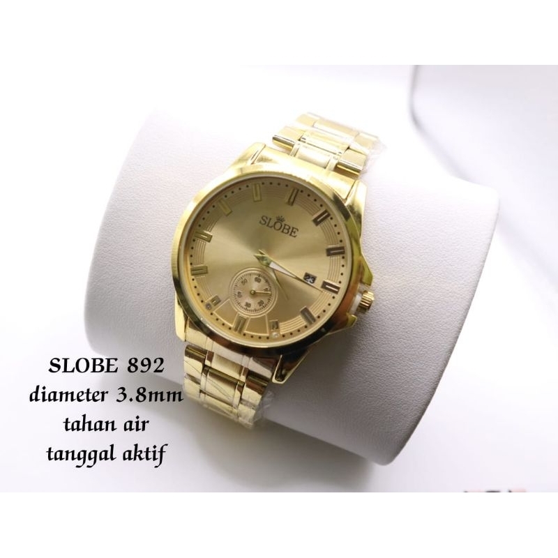 Jam Tangan Wanita original SLOBE892 Rantai stainless steel | Jam Tangan cewek tahan air |  jam Crono Detik aktif Bonus jam  Harga Promosi TERMURAH