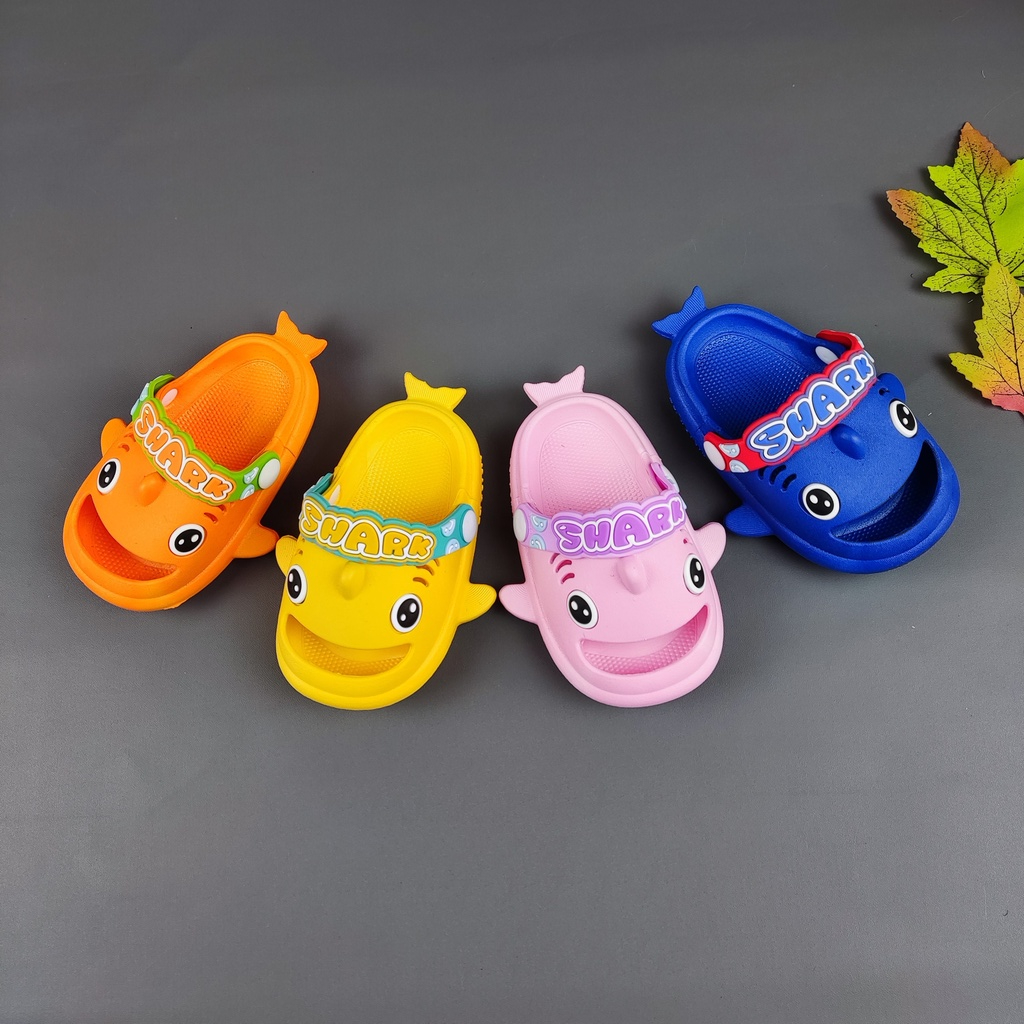 SL90 NEW sandal eva anak / sandal slop motif shark