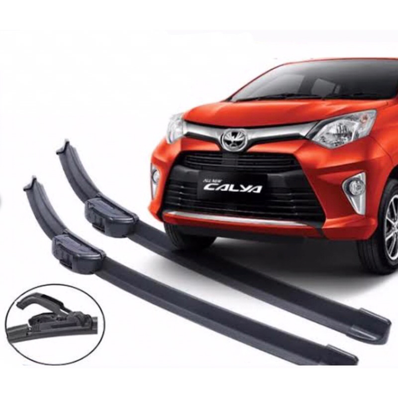(BISA COD) Wiper Sigra Depan Wiper Sigra 2019 Wiper Sigra 1 Set Depan Kanan Kiri Frameless Wiper Sig