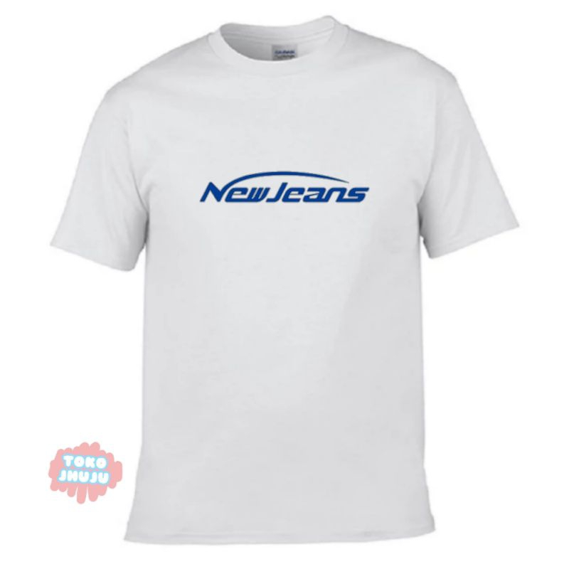 Kaos Newjeans Sablon Biru