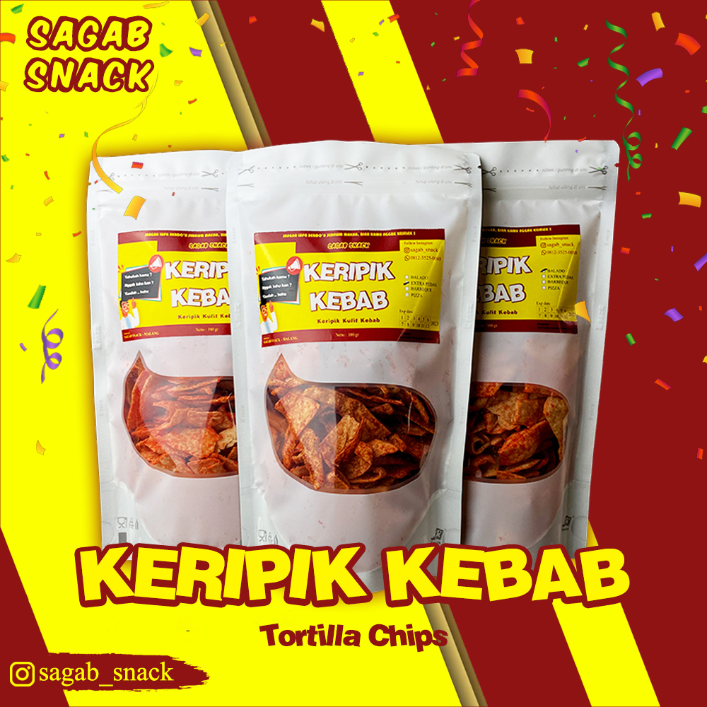 

KERIPIK KEBAB | TORTILLA CHIPS | SAGAB SNACK